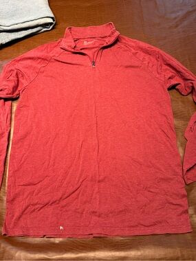 LG Men’s Red Half-Zip Sweater Pullover